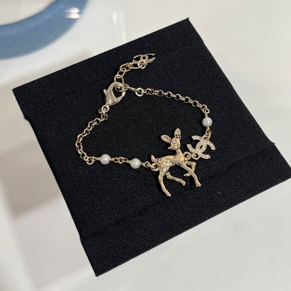 CHANEL Bracelet Gold Deer 2025 Spring/Summer